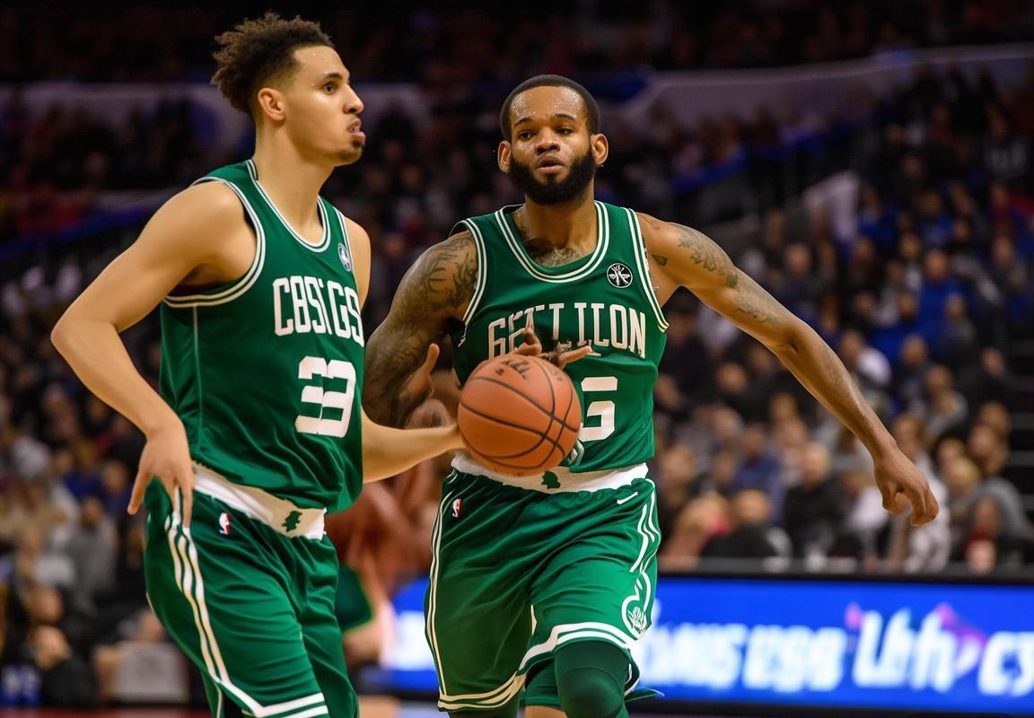 NBA常规赛：凯尔特人vs活塞，杰伦·布朗与凯德·康宁汉姆核心对决
